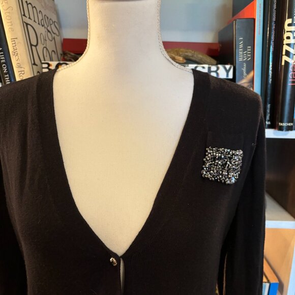 TWISTED HEART BEDAZZLED CARDIGAN - Picture 2 of 5